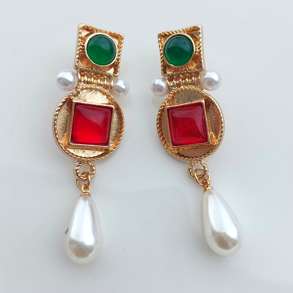 İthal İncili Küpe