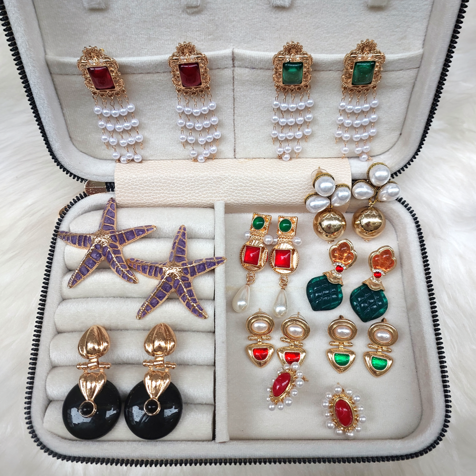 İthal İncili Küpe