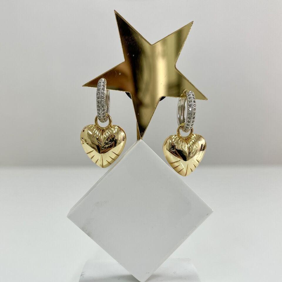 Özel Seri Kalp Küpe