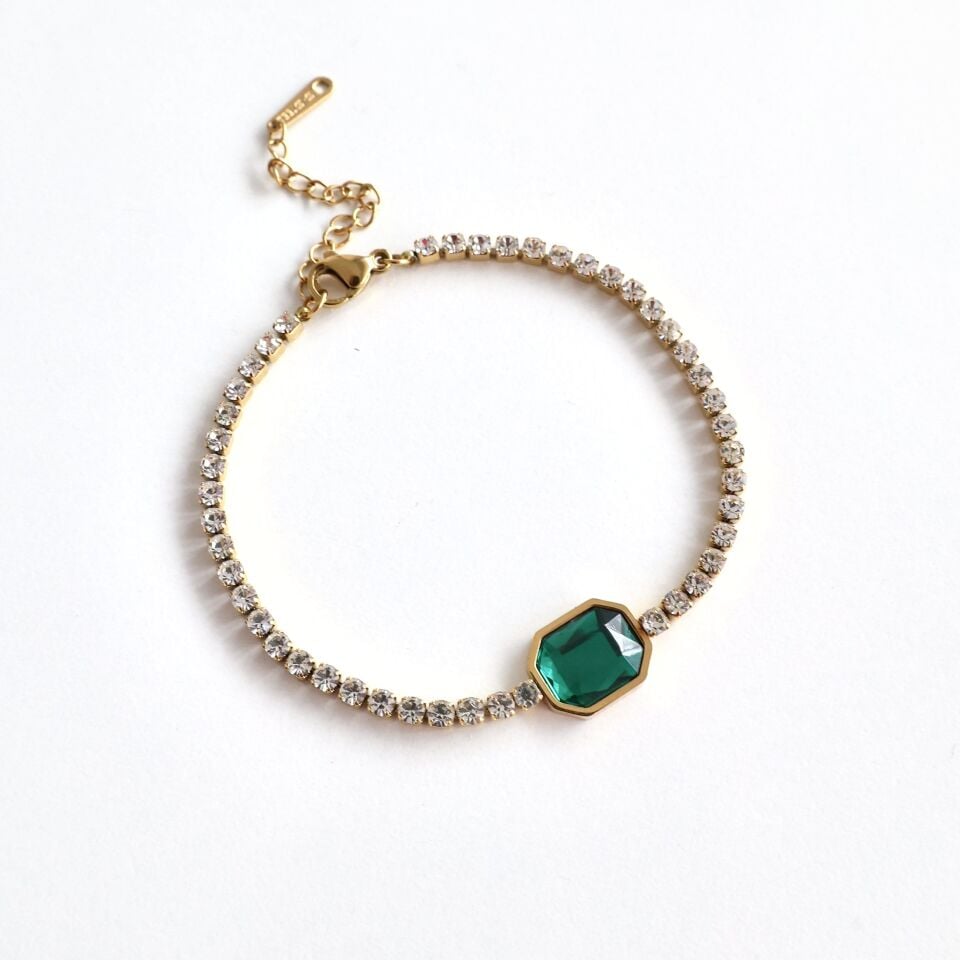 Özel Seri Yeşil Su Yolu Bileklik