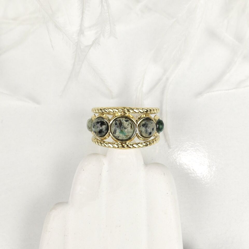 Çelik Zoisit Yüzük