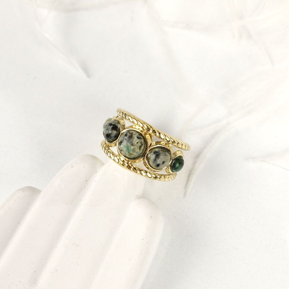 Çelik Zoisit Yüzük