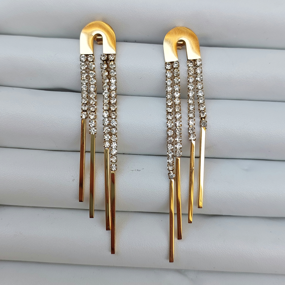 Çelik Sallantı Küpe