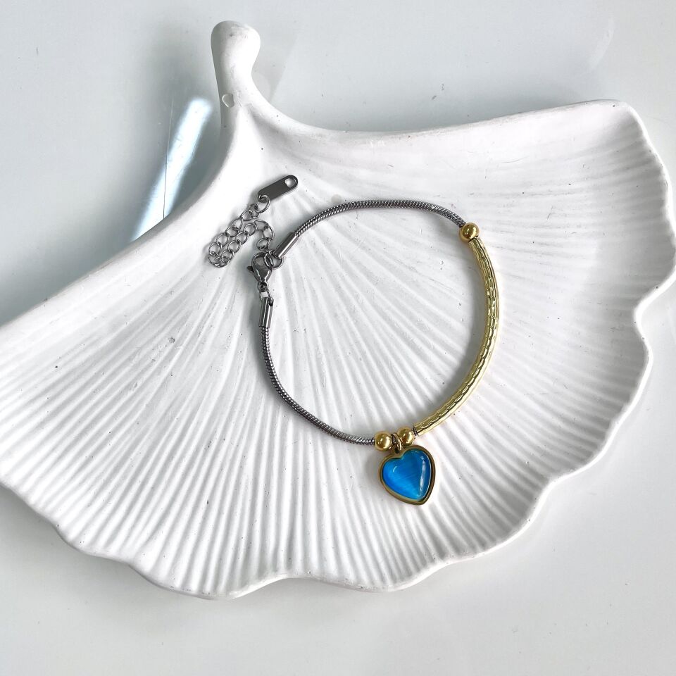 Çelik Kedi Gözü Bileklik