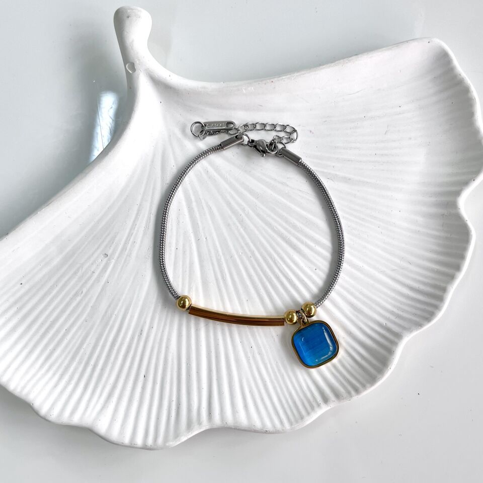 Çelik Kedi Gözü Bileklik