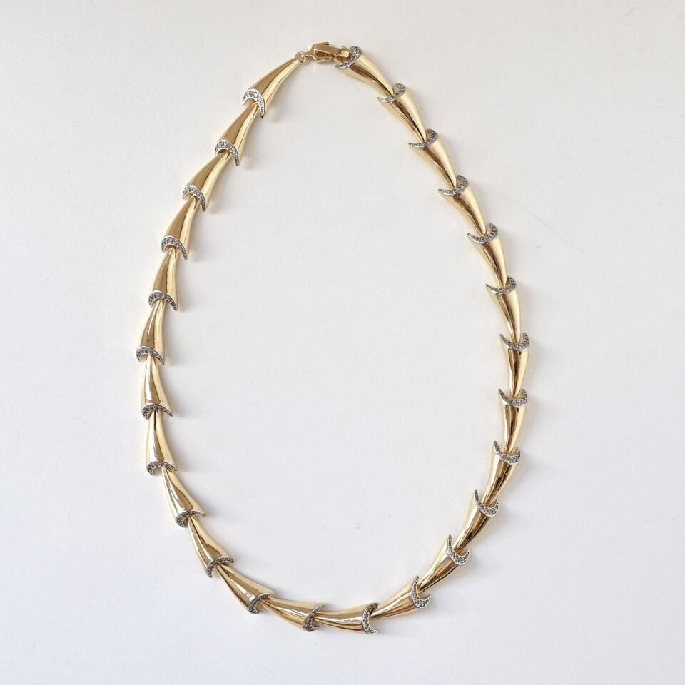 Premium Çelik Taşlı Kolye