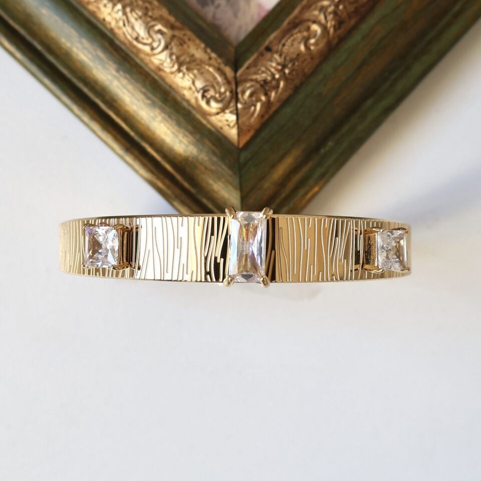 Çelik Taşlı Kelepçe