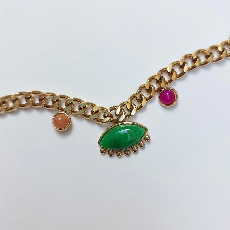 Çelik Renkli Bileklik