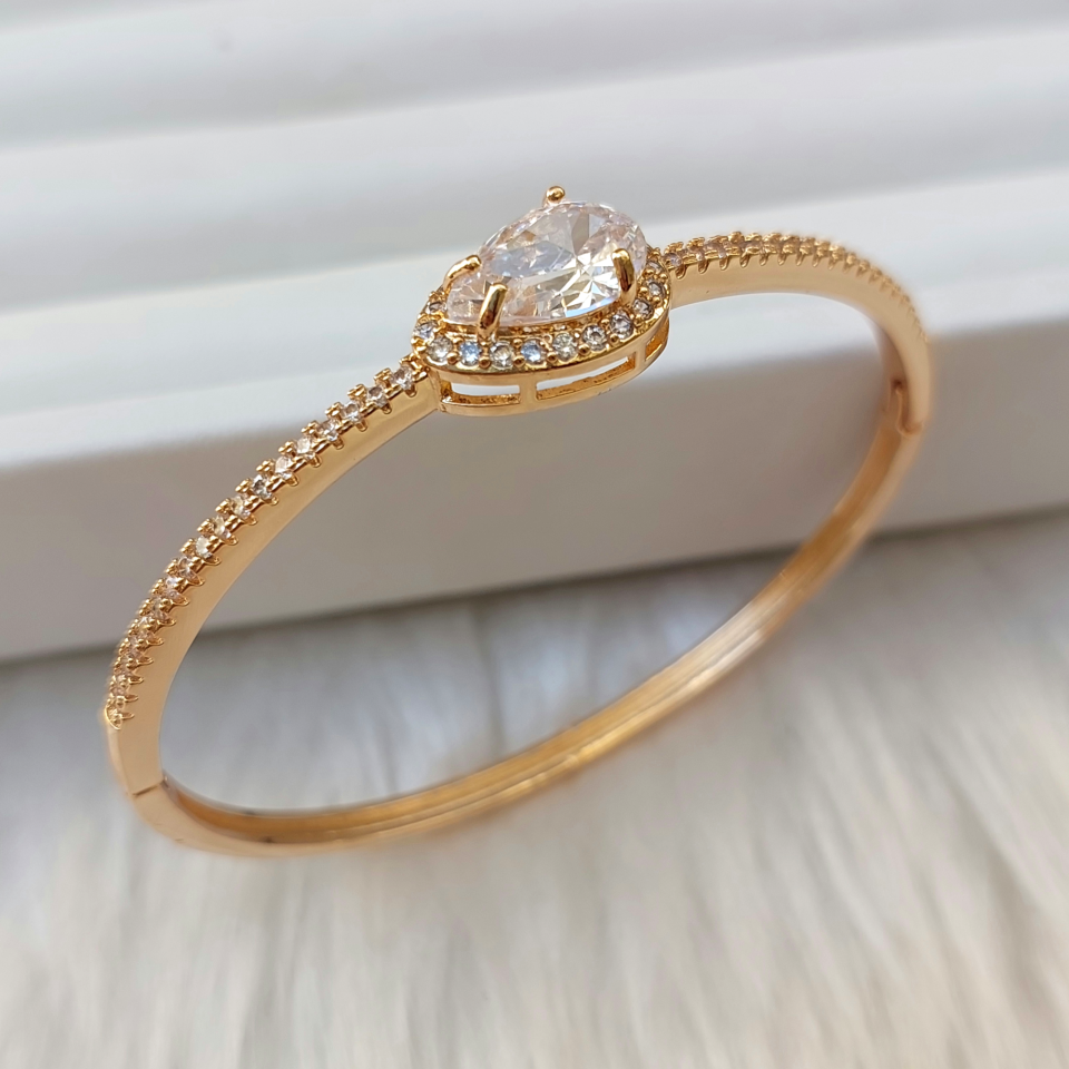 Çelik Zirkon Taş Kelepçe