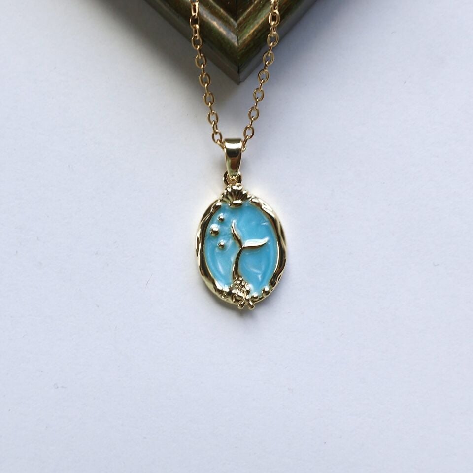 Çelik Balina Kuyruğu Kolye