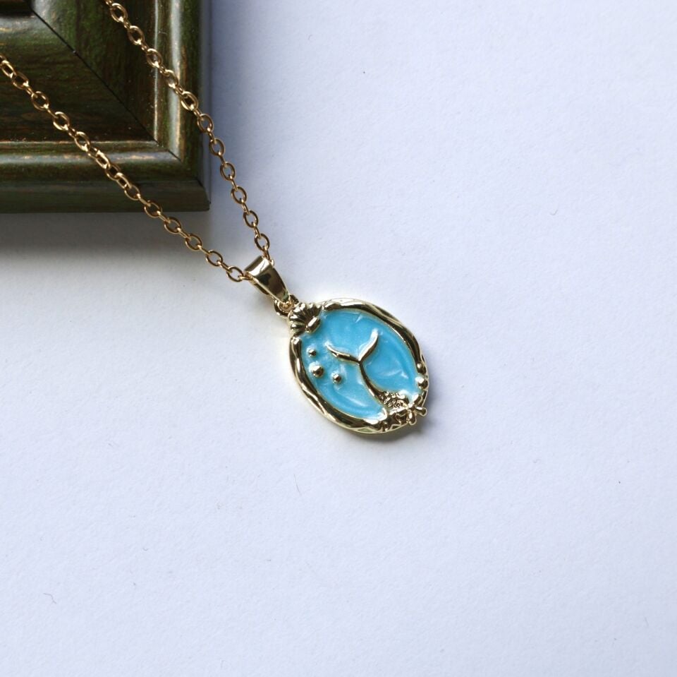 Çelik Balina Kuyruğu Kolye