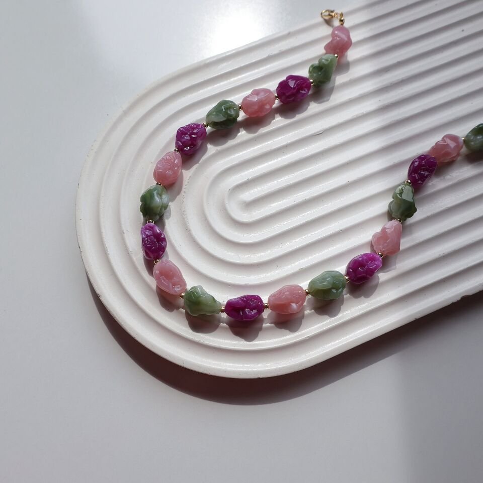 Renkli Akrilik Kolye