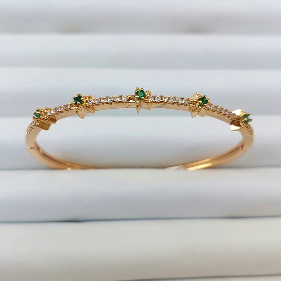 Çelik Zirkon Taş Kelepçe