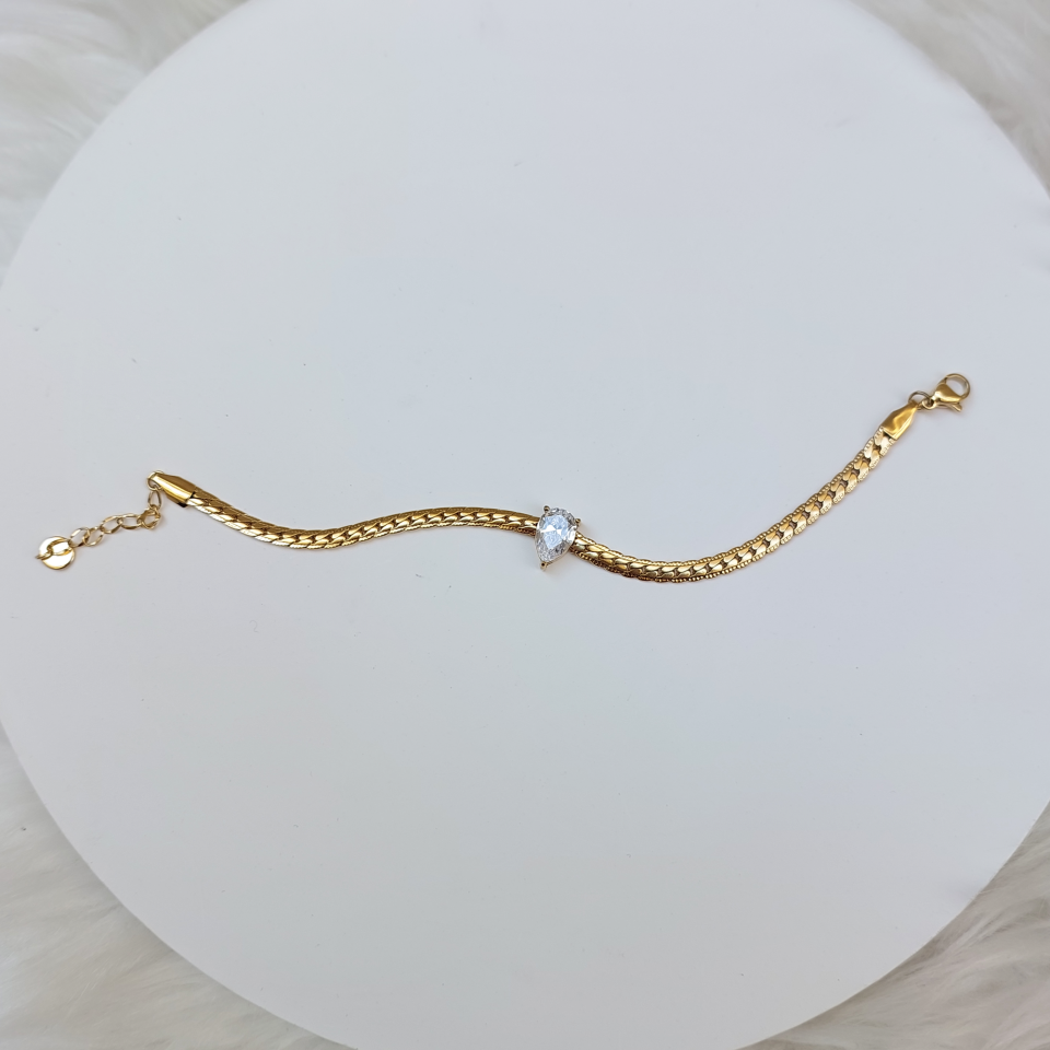 Çelik Taşlı Bileklik