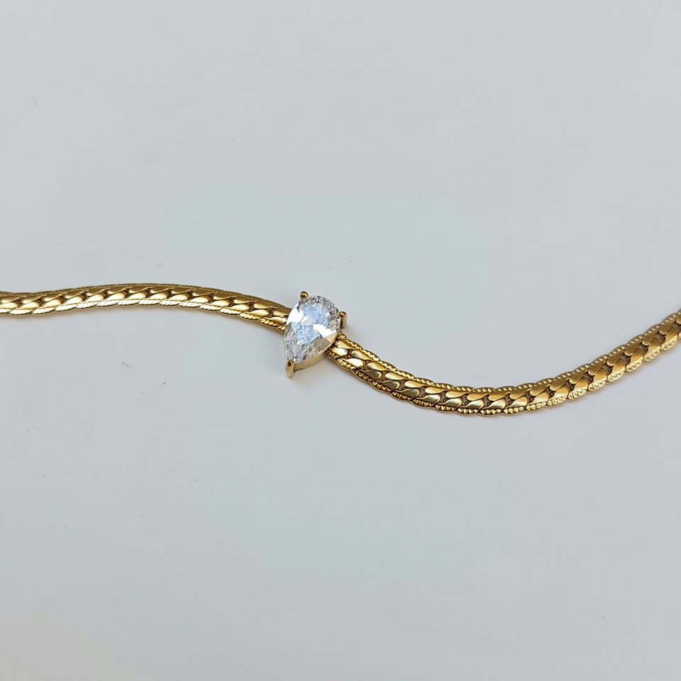 Çelik Taşlı Bileklik