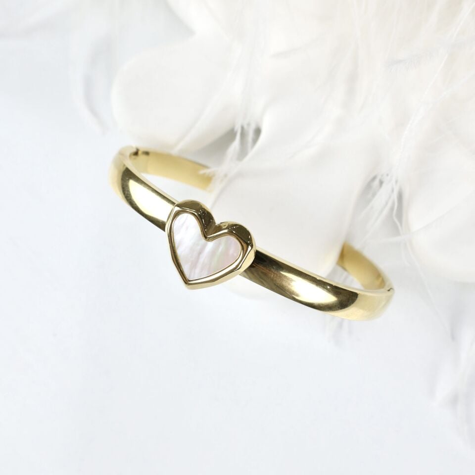 Çelik Sedef Taşlı Kelepçe