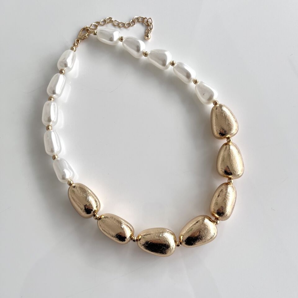 İthal İnci Detay Kolye