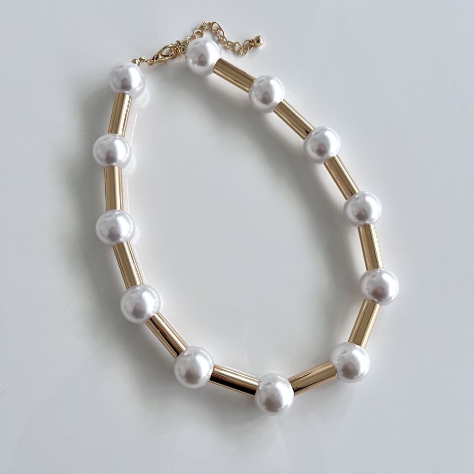 İthal İnci Detay Kolye