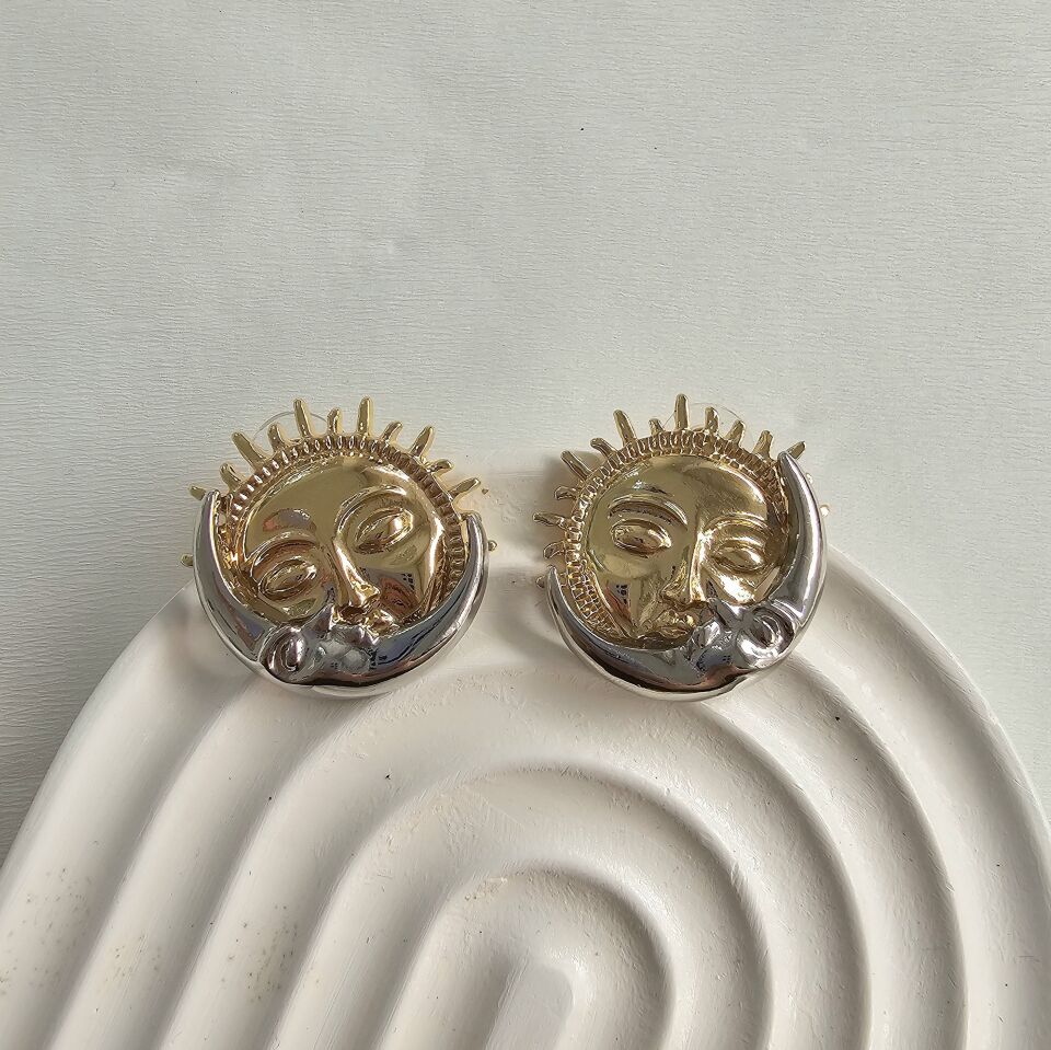 Güneş Ay (gece&gündüz) Küpe