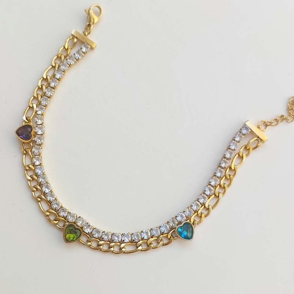 Çelik Su Yolu İkili Bileklik