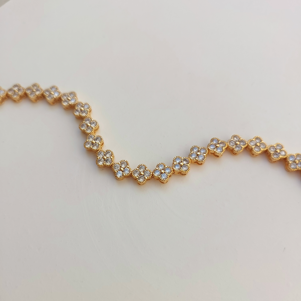 Özel Seri Kaplama Çiçek Bileklik