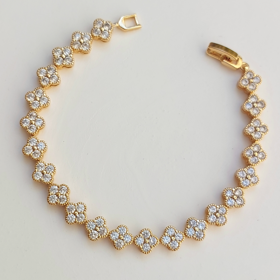 Özel Seri Kaplama Çiçek Bileklik