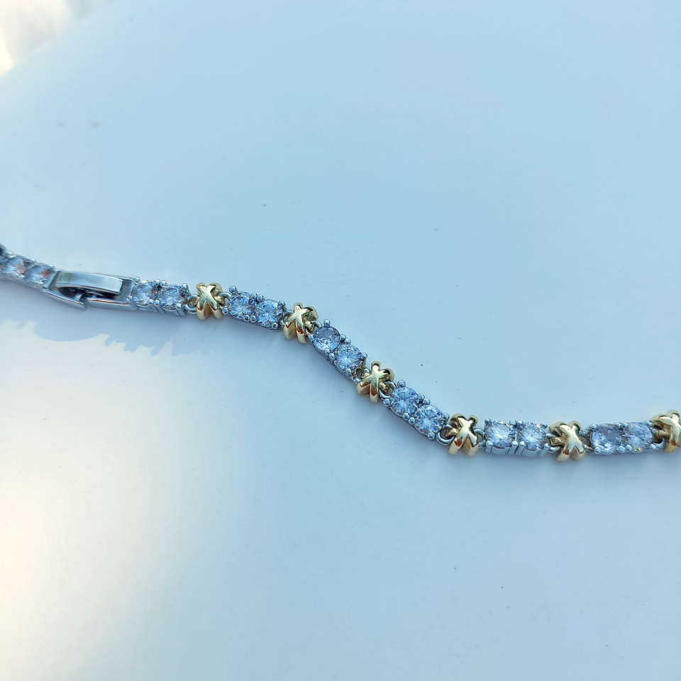 Xoxo Özel Seri Rodyum Kaplama Bileklik