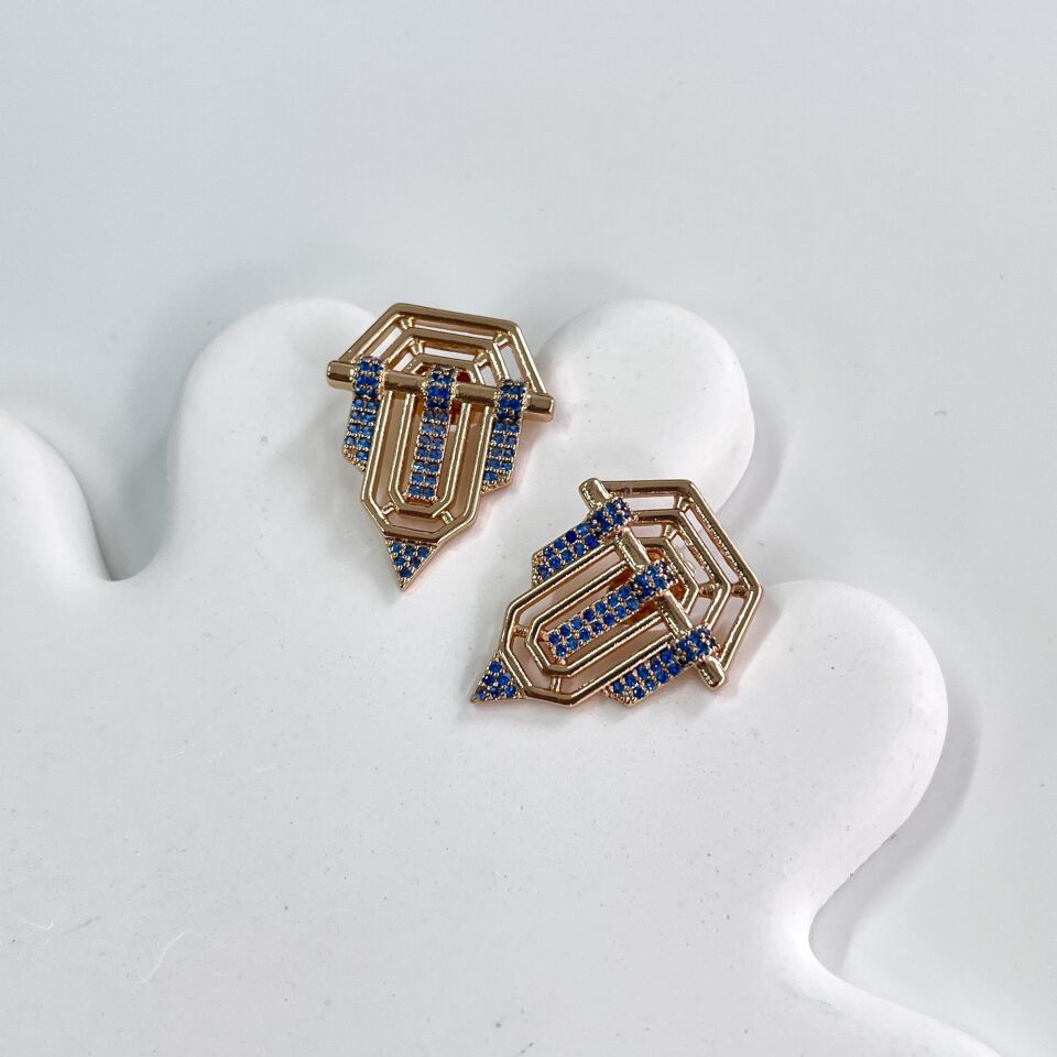 Xuping Mavi Serenay Küpe