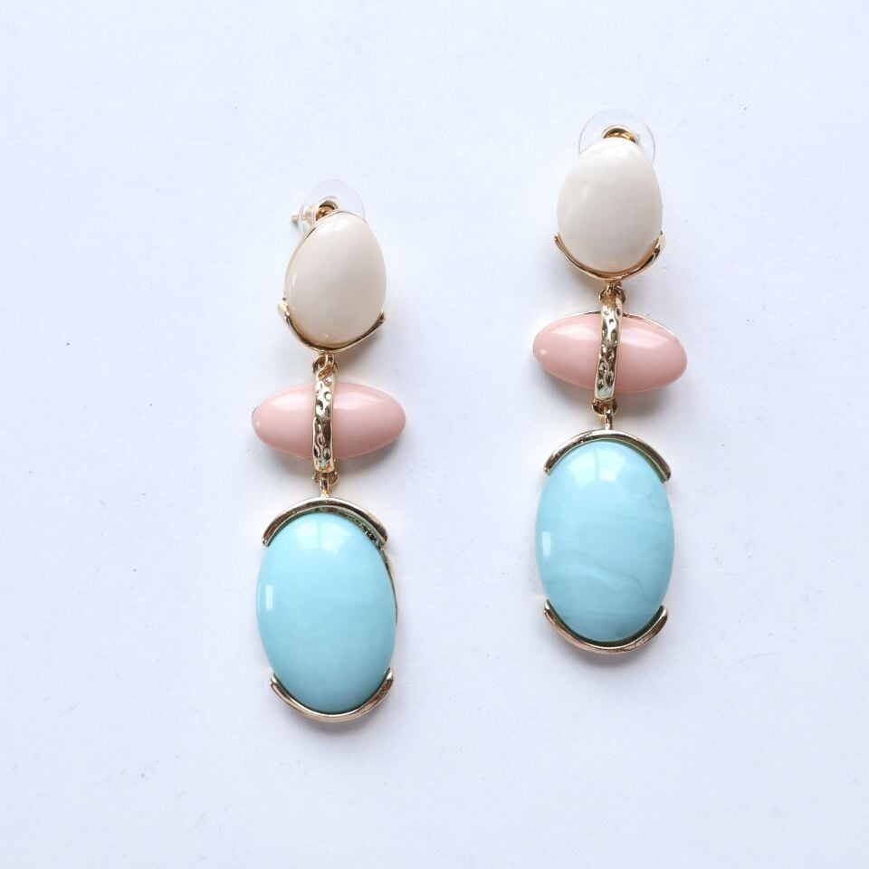 Renkli Sallantı Küpe