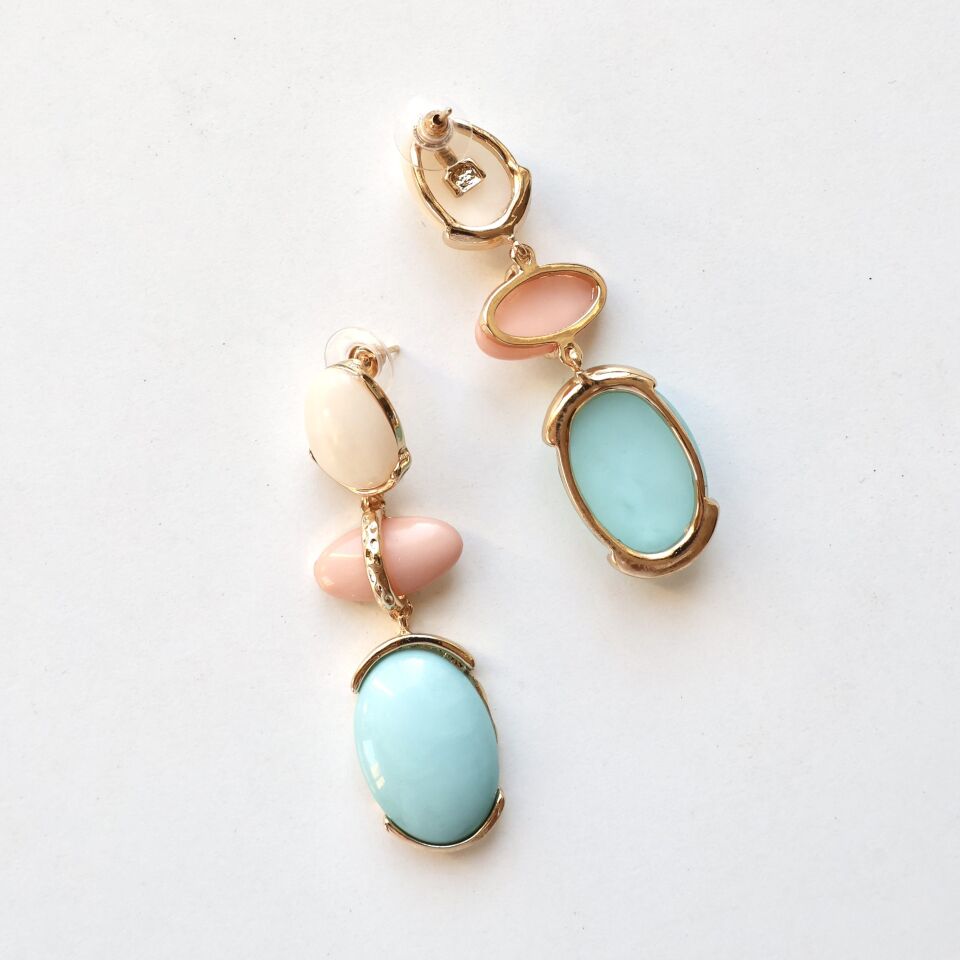 Renkli Sallantı Küpe