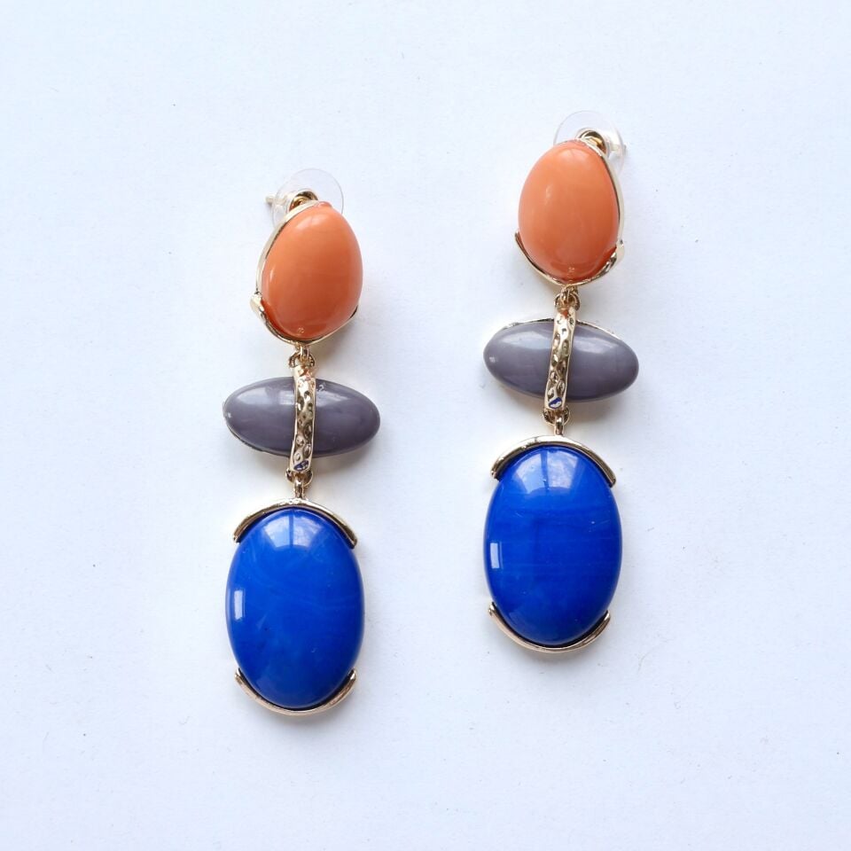 Renkli Sallantı Küpe