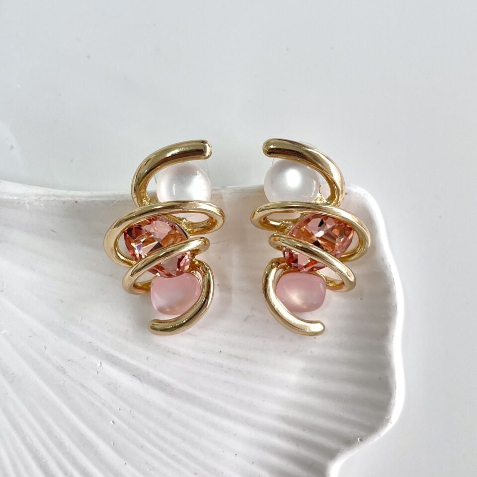 İthal Kristal Taş Küpe