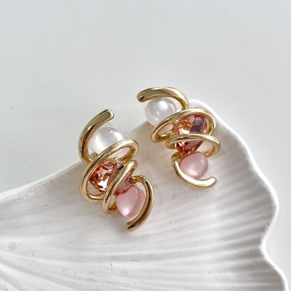 İthal Kristal Taş Küpe