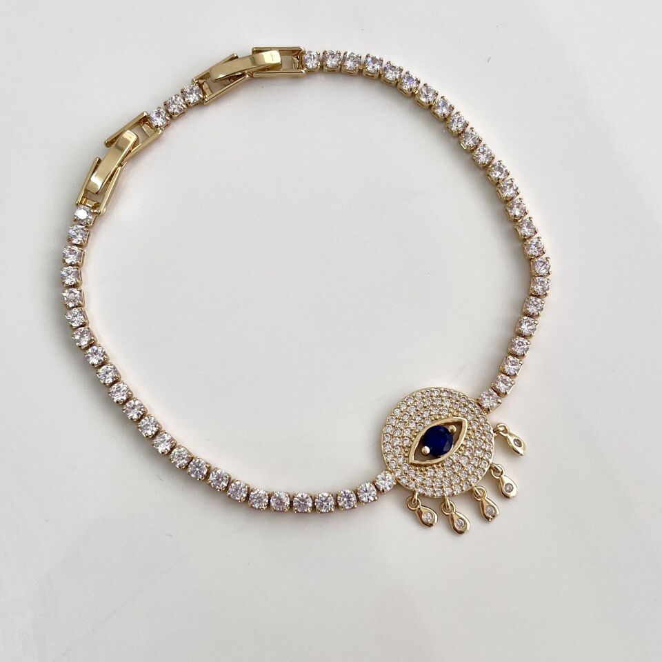 Çelik Göz Detay Su Yolu Bileklik