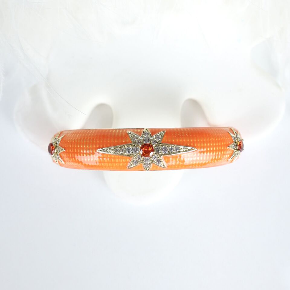 Turuncu Taşlı Kelepçe