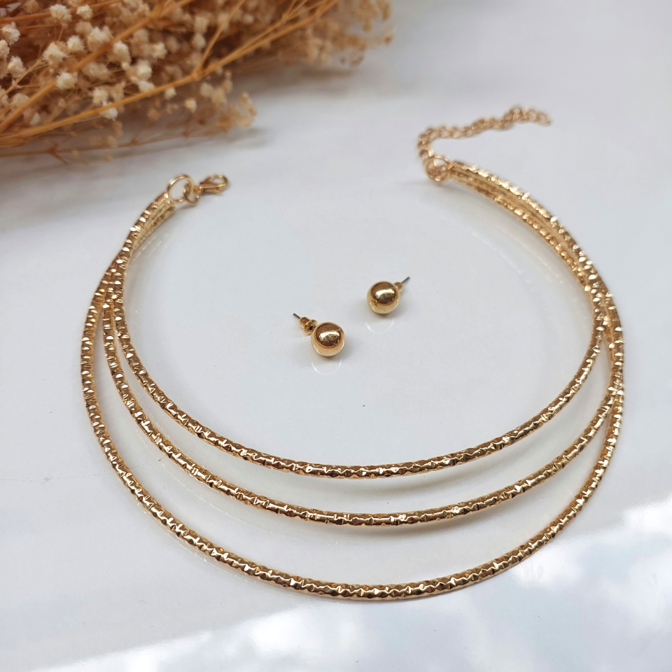 Sofia Kolye & Küpe Set