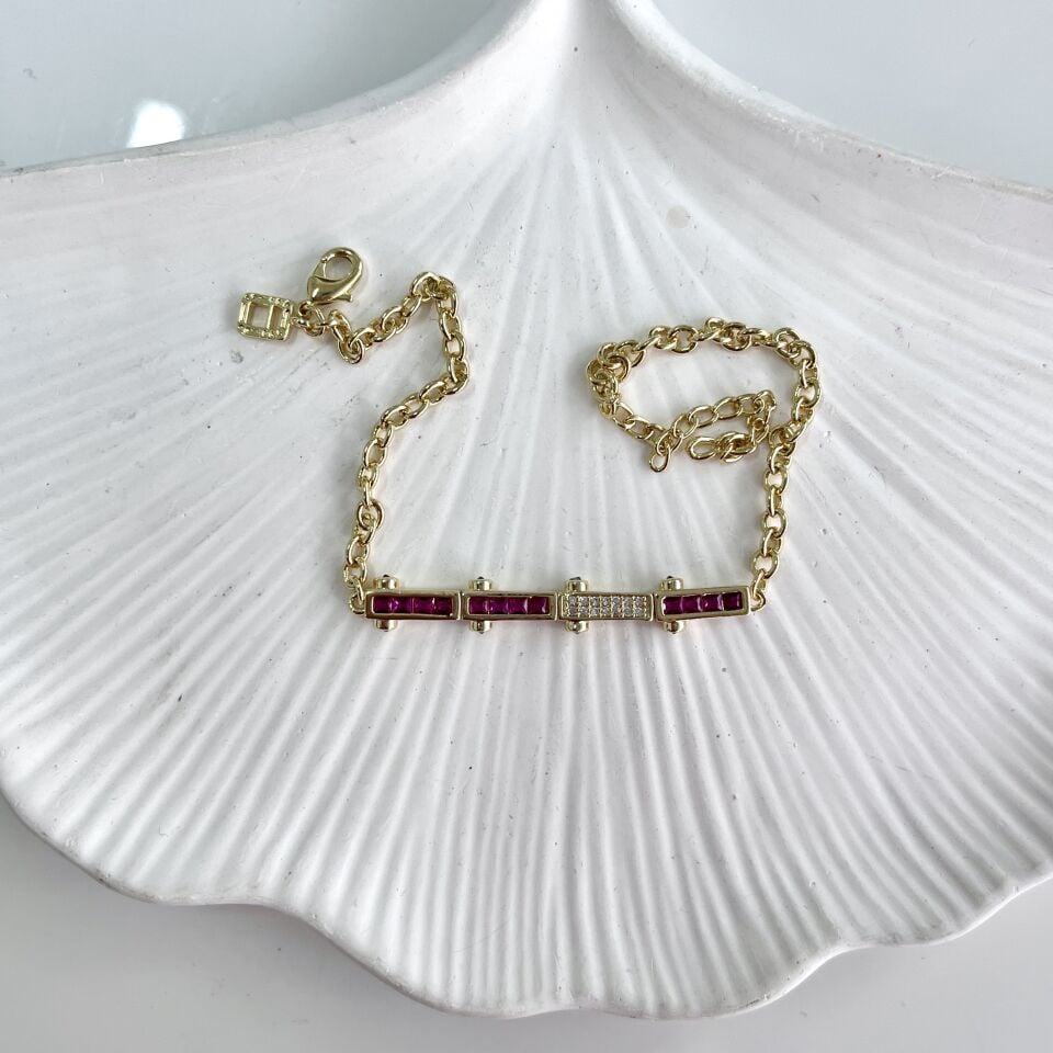 Özel Seri Taşlı Çift Renk Bileklik