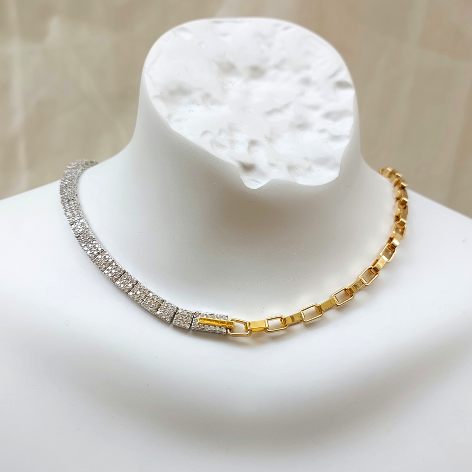 Özel Seri Rodyum Palermo Kolye