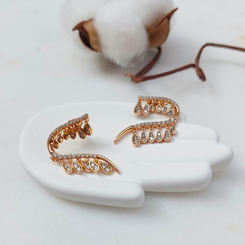 Xuping Zirkon Taş Halep Küpe