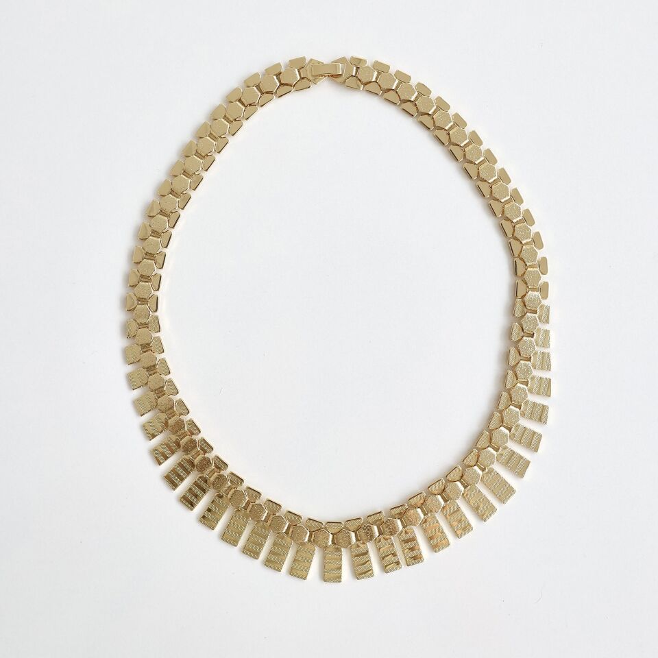 Çelik Kleopatra Kolye