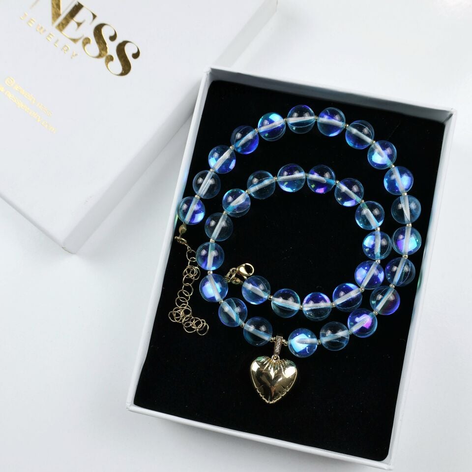 Termal Kuvars Kolye(Mavi)