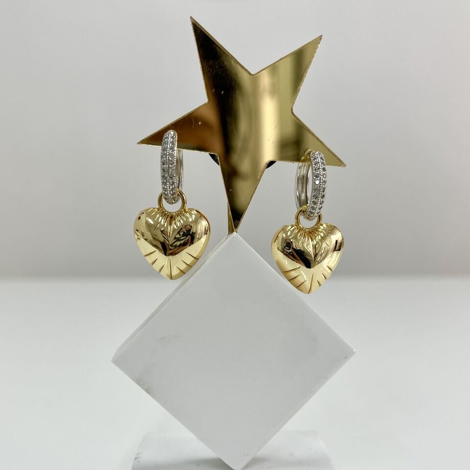 Özel Seri Kalp Küpe