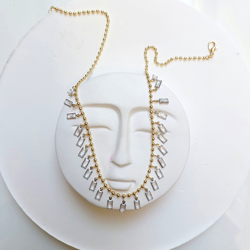 Özel Seri Baget Taşlı Kolye