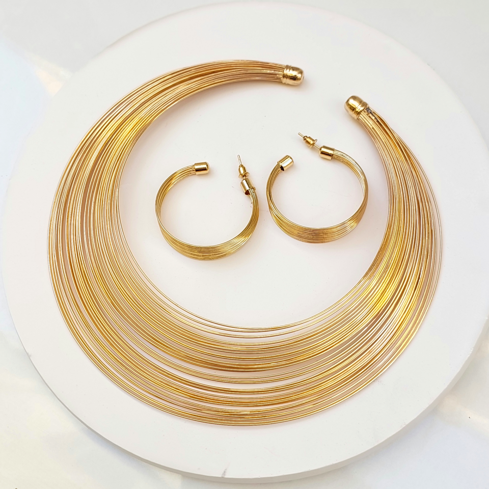 Özel Seri Kleopatra Kolye & Küpe Set