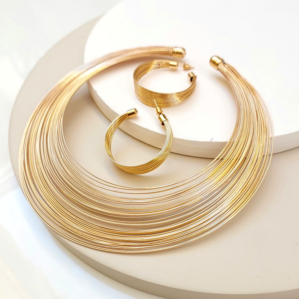 Özel Seri Kleopatra Kolye & Küpe Set