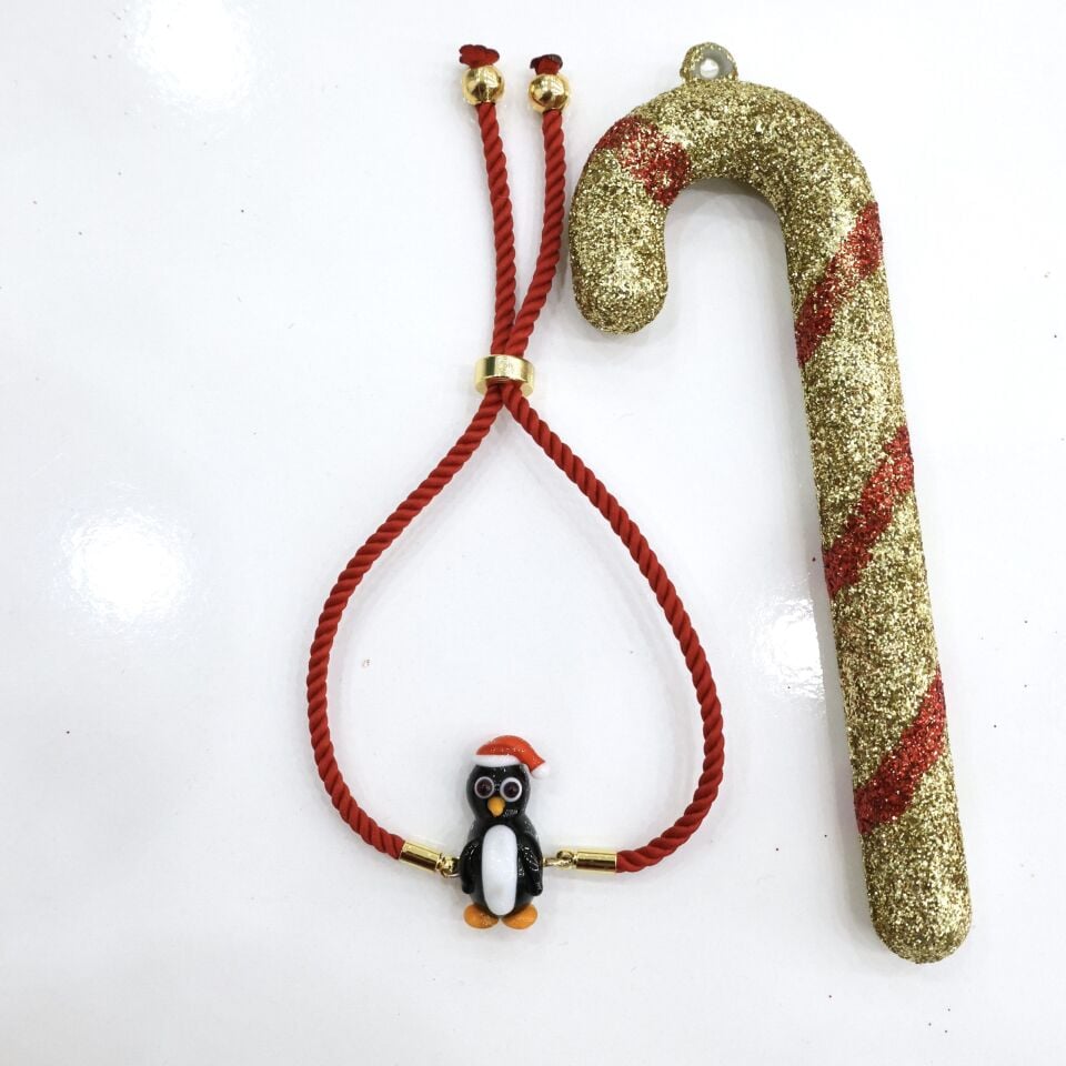 Yılbaşı Temalı Murano Bileklik