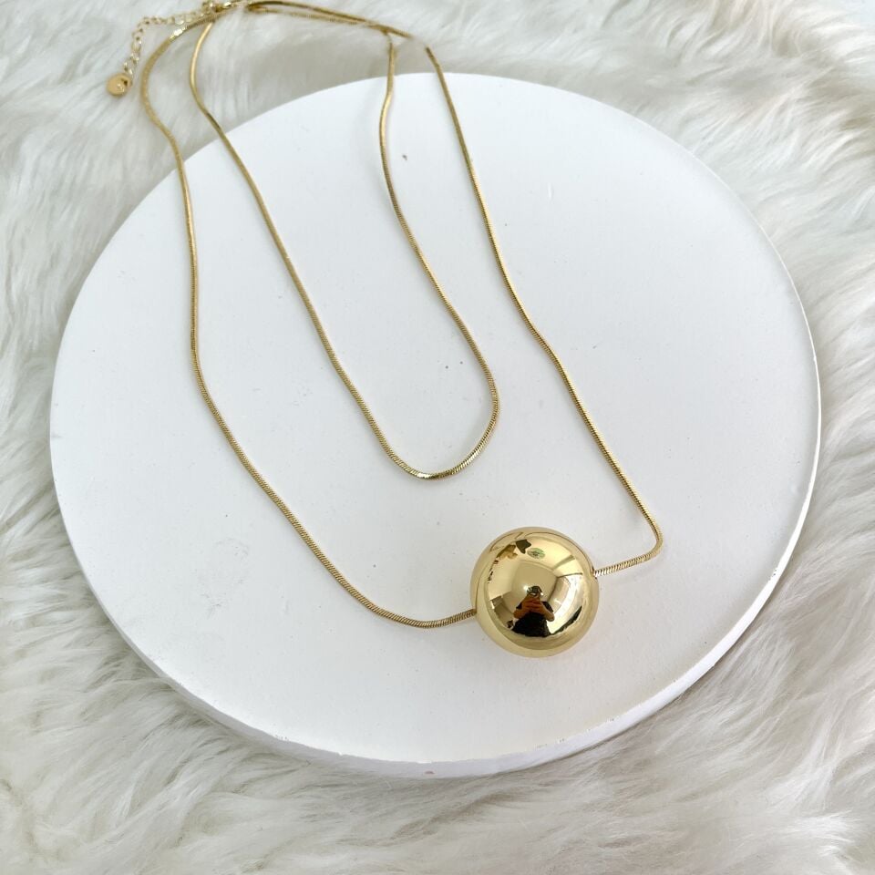 Özel Seri Topçuk Kolye (Uzun Boy)