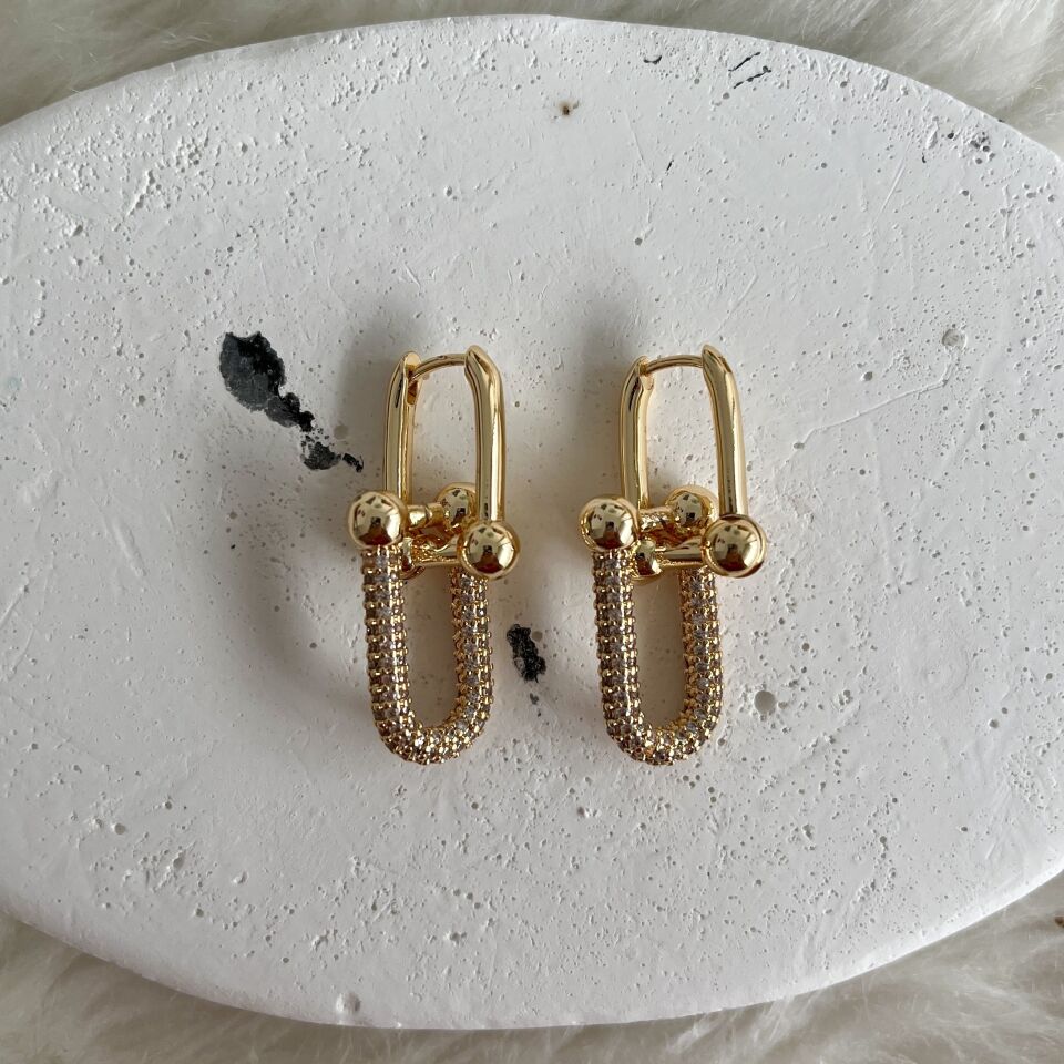 Özel Seri Zirkon Taşlı Tiffany Küpe