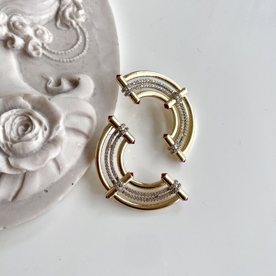 Özel Seri Zirkon Taşlı Küpe