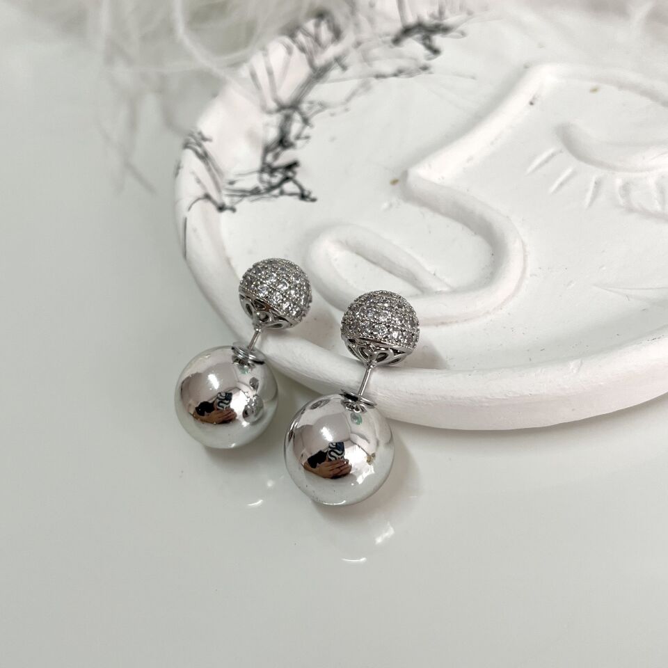 Özel Seri Zirkon Taşlı Topçuk Küpe